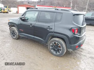 2023 Jeep Renegade Trailhawk with VIN ZACNJDC10PPP73292, listed as a IAAI auction lot 41661916 with 19,192 mi miles and . Bid and sale history available at DreamBid. Image 3.