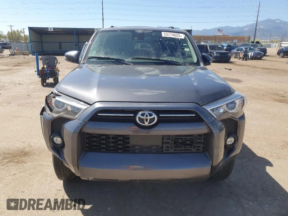 2022 Toyota 4Runner SR5 Premium with VIN JTENU5JR4N5985462, listed as a Copart auction lot 53774625 with 26,619 mi miles and Salvage title. Bid and sale history available at DreamBid. Image 5.
