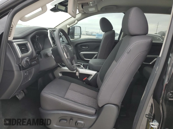 2024 Nissan Titan Pro-4X with VIN 1N6AA1ED3RN109827, listed as a Copart auction lot 42034245 with 4,076 mi miles and Salvage title. Bid and sale history available at DreamBid. Image 7.