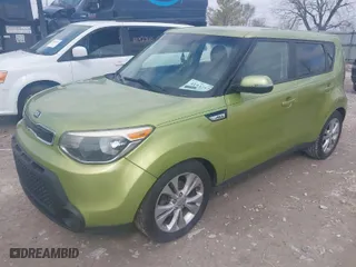 2014 Kia Soul + with VIN KNDJP3A52E7041398, listed as a IAAI auction lot 41932836 with 175,557 mi miles. Bid and sale history available at carsss.com. Image 2.