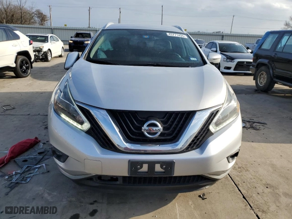 2018 Nissan Murano SV with VIN 5N1AZ2MG9JN160004, listed as a Copart auction lot 43771435 with 48,245 mi miles and Salvage Title. Bid and sale history available at carsss.com. Image 5.