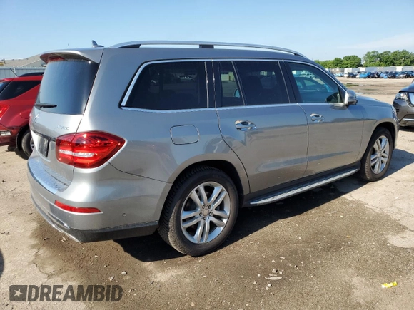 2017 Mercedes-Benz GLS 450 with VIN 4JGDF6EE5HA740510, listed as a Copart auction lot 62534925 with 137,849 mi miles and Clean title. Bid and sale history available at DreamBid. Image 3.
