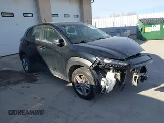 2018 Hyundai Kona SE with VIN KM8K1CAA1JU072474, listed as a IAAI auction lot 41191029 with 85,450 mi miles. Bid and sale history available at carsss.com. Image 1.