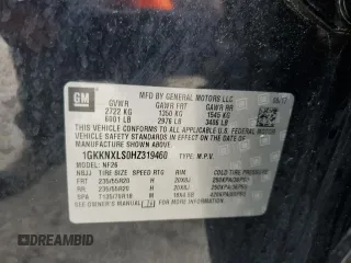 2017 GMC Acadia Denali with VIN 1GKKNXLS0HZ319460, listed as a Copart auction lot 59719985 with 110,302 mi miles and Salvage title. Bid and sale history available at DreamBid. Image 14.