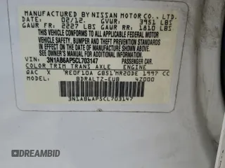 2012 Nissan Sentra S with VIN 3N1AB6AP5CL703147, listed as a Copart auction lot 62662815 with Not provided miles and Salvage title. Bid and sale history available at DreamBid. Image 13.