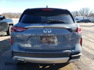 2022 Infiniti QX50 Essential with VIN 3PCAJ5CB7NF109589, listed as a Copart auction lot 41307804 with 15,593 mi miles and Salvage Title. Bid and sale history available at DreamBid. Image 6.
