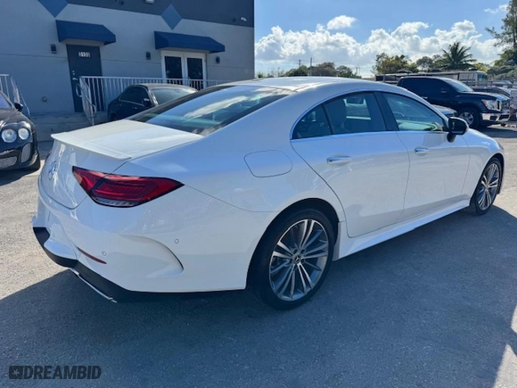 2021 Mercedes-Benz CLS with VIN W1K2J5JB2MA087196, listed as a Copart auction lot 45023355 with NaN miles and Non Repairable. Bid and sale history available at carsss.com. Image 3.