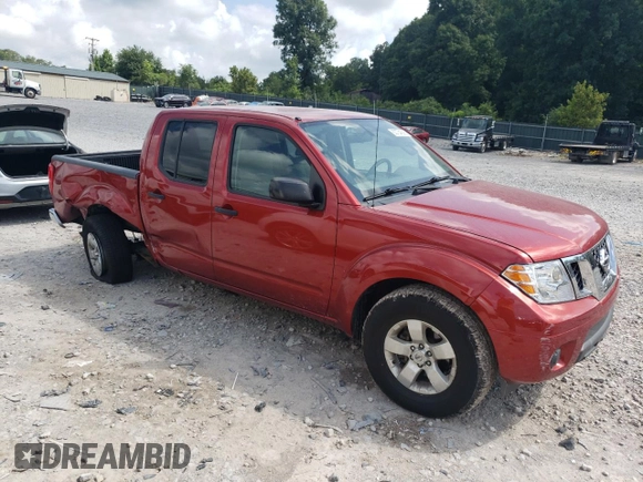 2012 Nissan Frontier SV with VIN 1N6AD0ER3CC446028, listed as a Copart auction lot 63734395 with 137,303 mi miles and Salvage title. Bid and sale history available at DreamBid. Image 4.