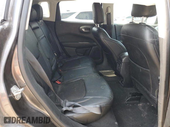 2018 Jeep Compass Altitude с VIN 3C4NJDBB5JT114847, выставлен на аукционе Copart как лот 59864675 с пробегом 123 036 миль миль и Списание • Salvage title. История ставок и продаж доступна на DreamBid. Изображение 10.