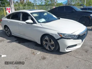 2018 Honda Accord EX-L with VIN 1HGCV2F57JA017839, listed as a IAAI auction lot 41281323 with 83,986 mi miles and . Bid and sale history available at DreamBid. Image 1.