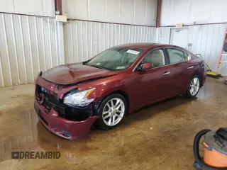 2011 Nissan Maxima SV z VIN 1N4AA5AP2BC850830, wystawiony jako Copart lot #57434345 z przebiegiem 144 517 mil mil oraz Szkoda całkowita • Salvage title. Historia ofert i sprzedaży dostępna na DreamBid. Obrazek 1.