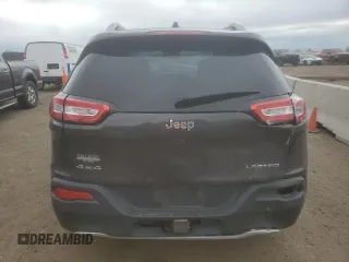 2017 Jeep Cherokee Limited with VIN 1C4PJMDS3HW594350, listed as a Copart auction lot 55573085 with 115,796 mi miles and Salvage title. Bid and sale history available at DreamBid. Image 6.