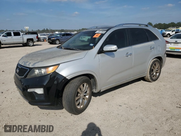 2011 Kia Sorento SX with VIN 5XYKW4A2XBG161449, listed as a Copart auction lot 45579955 with 182,616 mi miles and Clean Title. Bid and sale history available at carsss.com. Image 1.