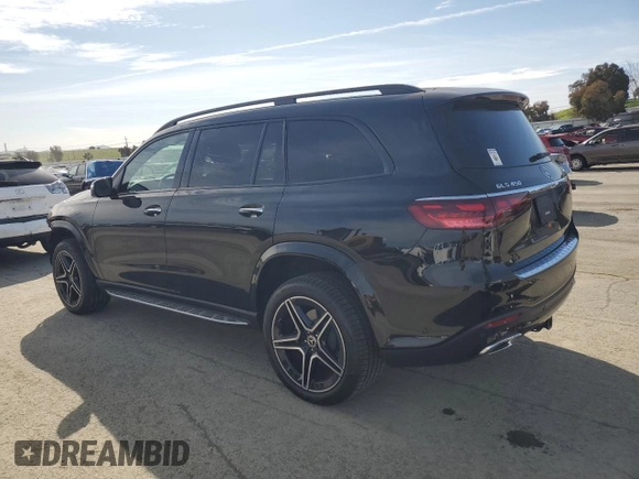 2024 Mercedes-Benz GLS 450 with VIN 4JGFF5KE6RB090122, listed as a Copart auction lot 50032695 with 7,698 mi miles and Salvage Title. Bid and sale history available at DreamBid. Image 2.