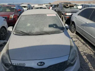 2015 Kia Rio LX with VIN KNADM4A3XF6436038, listed as a Copart auction lot 85834574 with 66,085 mi miles and Salvage Title. Bid and sale history available at carsss.com. Image 5.