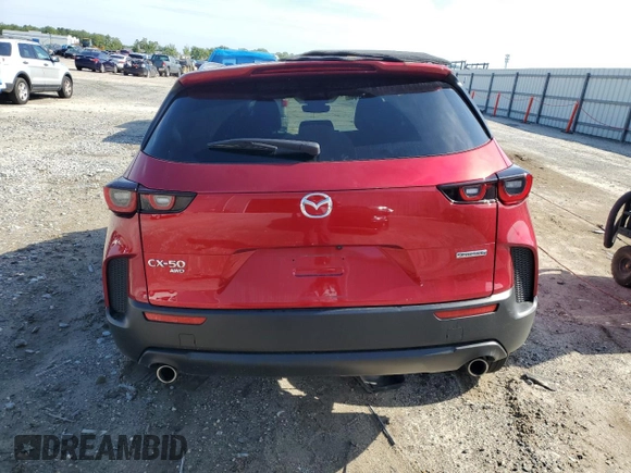 2024 Mazda CX-50 S Preferred with VIN 7MMVABBM1RN196609, listed as a Copart auction lot 61504195 with 24,269 mi miles and Salvage title. Bid and sale history available at DreamBid. Image 6.
