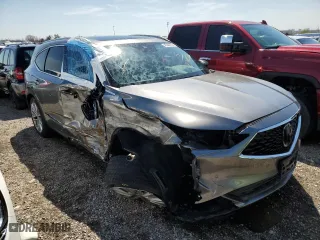 2023 Acura MDX w/Advance Package with VIN 5J8YE1H81PL038531, listed as a Copart auction lot 45380755 with 28,365 mi miles and Salvage Title. Bid and sale history available at carsss.com. Image 4.