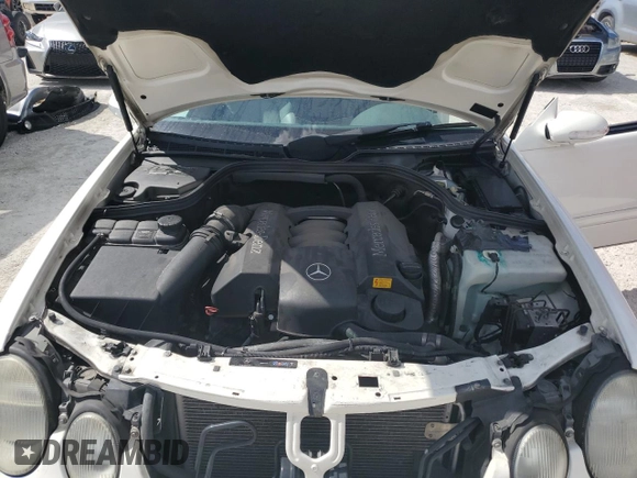 2003 Mercedes-Benz CLK-Class 3.2L with VIN WDBLK65G73T135929, listed as a Copart auction lot 76175704 with 114,677 mi miles and Salvage Title. Bid and sale history available at carsss.com. Image 11.