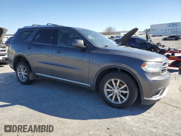 2017 Dodge Durango SXT with VIN 1C4RDJAG5HC824373, listed as a Copart auction lot 47763015 with 140,609 mi miles and Salvage title. Bid and sale history available at DreamBid. Image 4.
