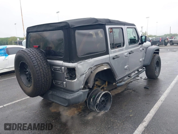 2018 Jeep Wrangler Unlimited Sport S с VIN 1C4HJXDN1JW145240, выставлен на аукционе IAAI как лот 42225470 с пробегом 31 398 миль миль и . История ставок и продаж доступна на DreamBid. Изображение 4.