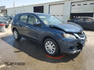 2015 Nissan Rogue SV with VIN KNMAT2MT6FP551478, listed as a Copart auction lot 51217215 with 47,083 mi miles and Salvage Title. Bid and sale history available at DreamBid. Image 4.