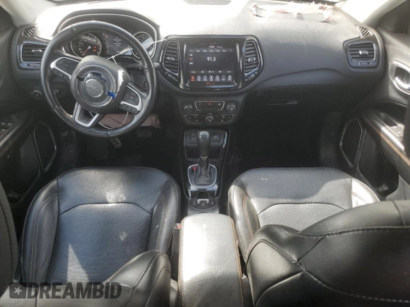 2020 Jeep Compass Limited with VIN 3C4NJCCB9LT170785, listed as a Copart auction lot 53403655 with 55,763 mi miles and Clean Title. Bid and sale history available at carsss.com. Image 8.