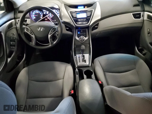 2013 Hyundai Elantra GLS with VIN 5NPDH4AEXDH390531, listed as a Copart auction lot 60147585 with 78,123 mi miles and Salvage title. Bid and sale history available at DreamBid. Image 8.