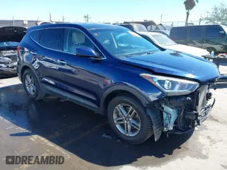 2018 Hyundai Santa Fe Sport 2.4L with VIN 5XYZT3LB6JG572327, listed as a IAAI auction lot 41819318 with 60,539 mi miles. Bid and sale history available at carsss.com. Image 1.