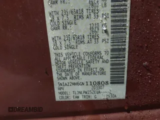 2016 Nissan Murano Platinum с VIN 5N1AZ2MH6GN110808, выставлен на аукционе IAAI как лот 42327073 с пробегом 120 081 миль миль и . История ставок и продаж доступна на DreamBid. Изображение 9.