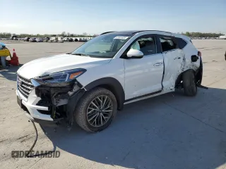 2020 Hyundai Tucson Ultimate with VIN KM8J3CAL7LU261950, listed as a Copart auction lot 52551635 with 43,106 mi miles and Salvage title. Bid and sale history available at DreamBid. Image 1.
