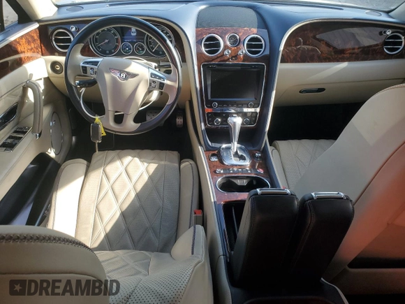 2014 Bentley Flying Spur with VIN SCBEC9ZA9EC096538, listed as a Copart auction lot 54035415 with 46,346 mi miles and Salvage Title. Bid and sale history available at DreamBid. Image 8.