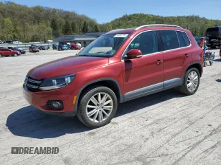2014 Volkswagen Tiguan S z VIN WVGBV3AX6EW079486, wystawiony jako Copart lot #54610775 z przebiegiem 93 948 mil mil oraz Szkoda całkowita • Salvage title. Historia ofert i sprzedaży dostępna na DreamBid. Obrazek 1.