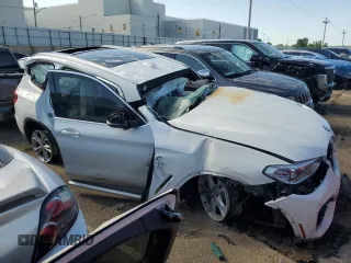 2020 BMW X3 xDrive30i z VIN 5UXTY5C04L9B04359, wystawiony jako Copart lot #58170065 z przebiegiem Nie podano mil oraz Szkoda całkowita • Salvage title. Historia ofert i sprzedaży dostępna na DreamBid. Obrazek 4.