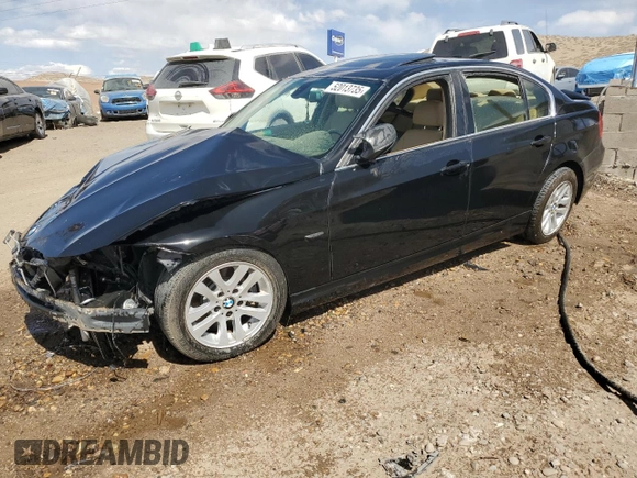 2011 BMW 3 Series 335i with VIN WBAPM5C54BE435971, listed as a Copart auction lot 52013735 with 0 mi miles and Salvage Title. Bid and sale history available at carsss.com. Image 1.