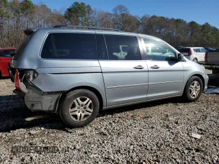 2006 Honda Odyssey EX-L with VIN 5FNRL38796B049113, listed as a Copart auction lot 43430515 with 288,321 mi miles and Salvage Title. Bid and sale history available at carsss.com. Image 3.