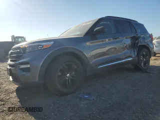 2022 Ford Explorer XLT z VIN 1FMSK7DH9NGB24113, wystawiony jako Copart lot #52040235 z przebiegiem 25 858 mil mil oraz Szkody całkowita. Historia ofert i sprzedaży dostępna na DreamBid. Obrazek 1.