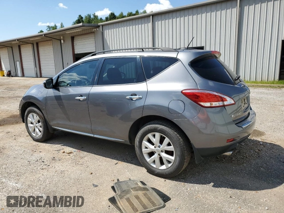 2014 Nissan Murano SV with VIN JN8AZ1MU1EW418346, listed as a Copart auction lot 70964464 with 0 mi miles and Clean Title. Bid and sale history available at carsss.com. Image 2.