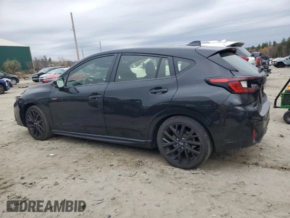 2024 Subaru Impreza RS with VIN JF1GUHHC4R8279988, listed as a Copart auction lot 77762644 with 8,151 mi miles and Salvage Title. Bid and sale history available at carsss.com. Image 2.