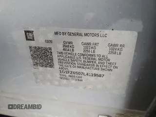 2020 Chevrolet Bolt EV Premier z VIN 1G1FZ6S07L4119587, wystawiony jako Copart lot #50548155 z przebiegiem 21 136 mil mil oraz Szkody całkowita. Historia ofert i sprzedaży dostępna na DreamBid. Obrazek 14.