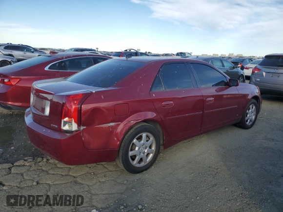2006 Cadillac CTS with VIN 1G6DM57T060137325, listed as a Copart auction lot 88059975 with 155,166 mi miles and Salvage Title. Bid and sale history available at carsss.com. Image 3.