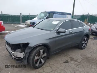 2018 Mercedes-Benz GLC with VIN WDC0J4KB3JF359368, listed as a IAAI auction lot 41337058 with 106,660 mi miles. Bid and sale history available at carsss.com. Image 2.