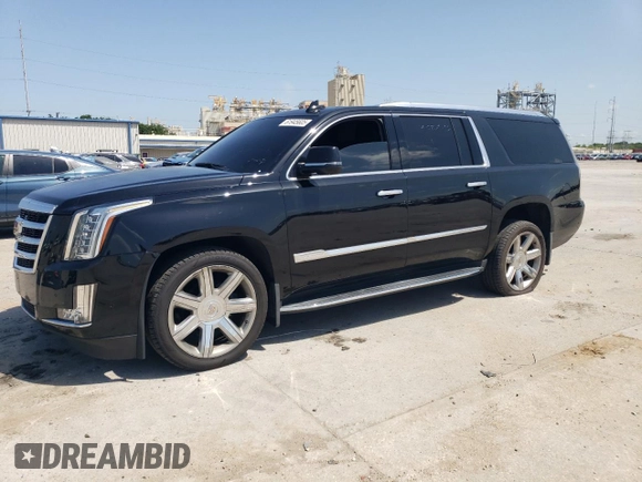 2017 Cadillac Escalade ESV Luxury z VIN 1GYS4HKJ3HR268978, wystawiony jako Copart lot #61945605 z przebiegiem 120 777 mil mil oraz Czysty tytuł • Clean title. Historia ofert i sprzedaży dostępna na DreamBid. Obrazek 1.
