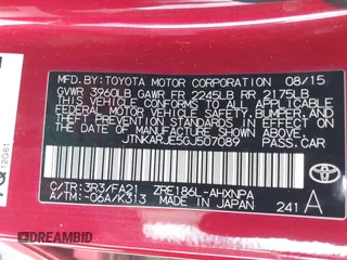 2016 Scion iM z VIN JTNKARJE5GJ507089, wystawiony jako IAAI lot #42053632 z przebiegiem 137 399 mil mil oraz . Historia ofert i sprzedaży dostępna na DreamBid. Obrazek 9.