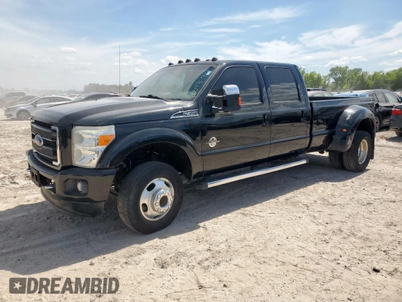 2015 Ford F-350 Lariat with VIN 1FT8W3DT1FEC78179, listed as a Copart auction lot 66496905 with 221,280 mi miles and Salvage title. Bid and sale history available at DreamBid. Image 1.