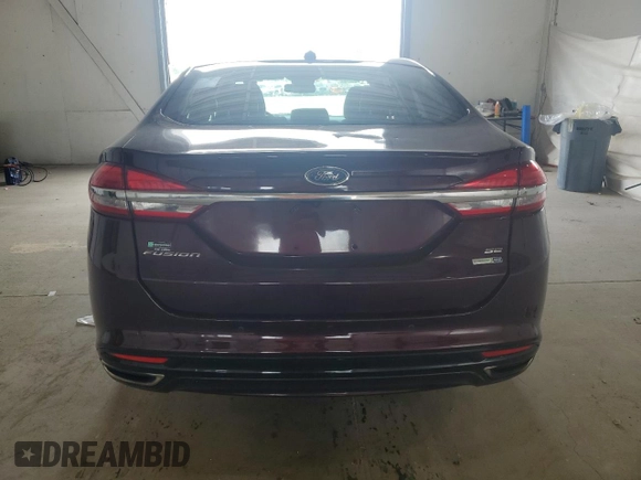 2017 Ford Fusion SE with VIN 3FA6P0T97HR405130, listed as a Copart auction lot 63852685 with 114,630 mi miles and Clean title. Bid and sale history available at DreamBid. Image 6.