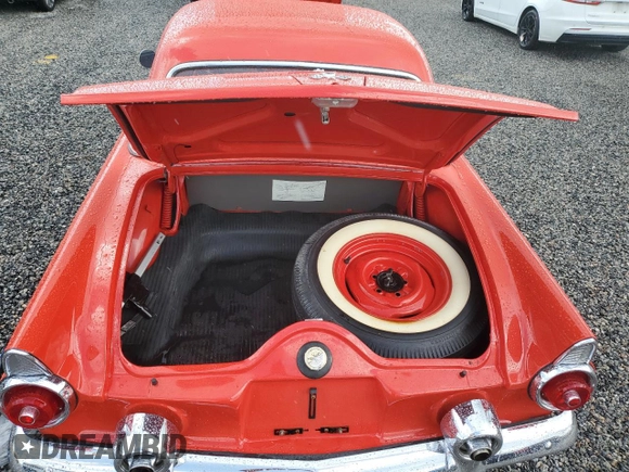 1955 Ford Thunderbird with VIN P5FH185381, listed as a Copart auction lot 73986904 with 2,206 mi miles and Salvage Title. Bid and sale history available at DreamBid. Image 10.