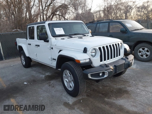 2023 Jeep Gladiator Sport S с VIN 1C6HJTAG3PL528435, выставлен на аукционе IAAI как лот 41778363 с пробегом 44 286 миль миль и . История ставок и продаж доступна на DreamBid. Изображение 1.