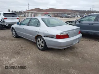 2003 Acura TL Type S with VIN 19UUA56823A038628, listed as a IAAI auction lot 41867737 with 210,176 mi miles. Bid and sale history available at carsss.com. Image 3.