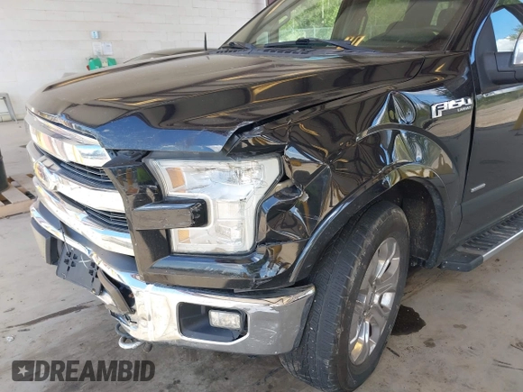 2015 Ford F-150 XLT with VIN 1FTEW1EG3FFA64460, listed as a IAAI auction lot 42099617 with 206,724 mi miles. Bid and sale history available at carsss.com. Image 6.