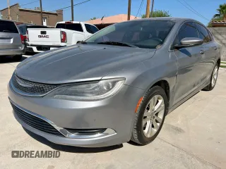 2015 Chrysler 200 Limited with VIN 1C3CCCAB4FN660631, listed as a Copart auction lot 59960725 with 204,751 mi miles and Clean title. Bid and sale history available at DreamBid. Image 2.